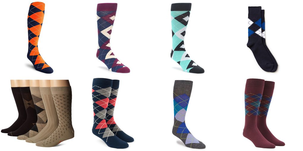 mens socks argyle